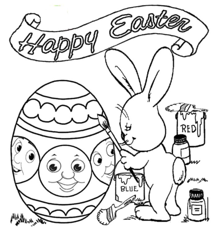 Thomas The Train Easter Coloring Pages Az Coloring Pages Easter 700x769 Thomas The Train Easter Coloring Pages Az Coloring Pages Easter
