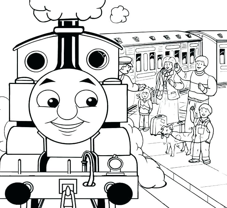Thomas The Train Coloring Pages The Train Coloring Pages Train 736x674 Thomas The Train Coloring Pages The Train Coloring Pages Train