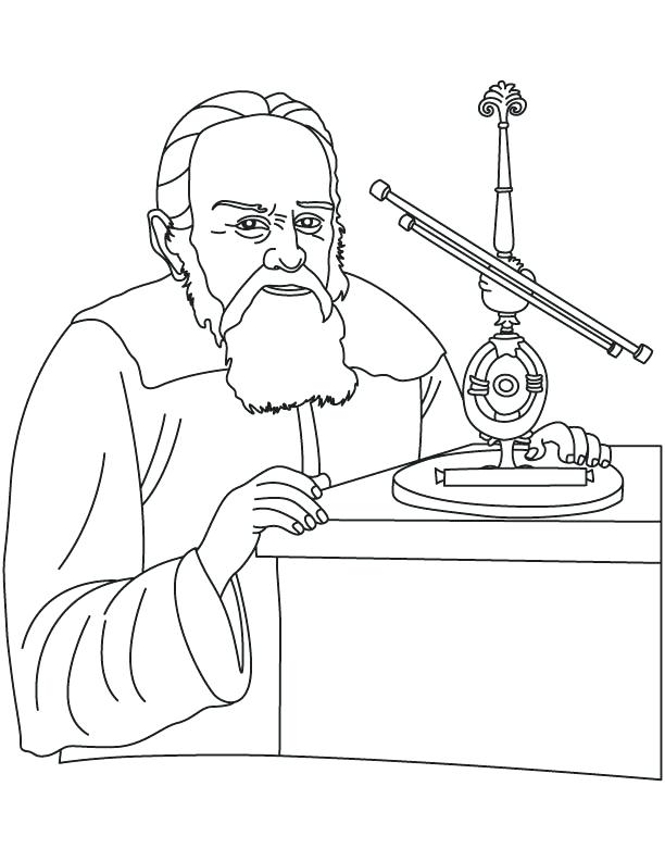Thomas Edison Coloring Pages