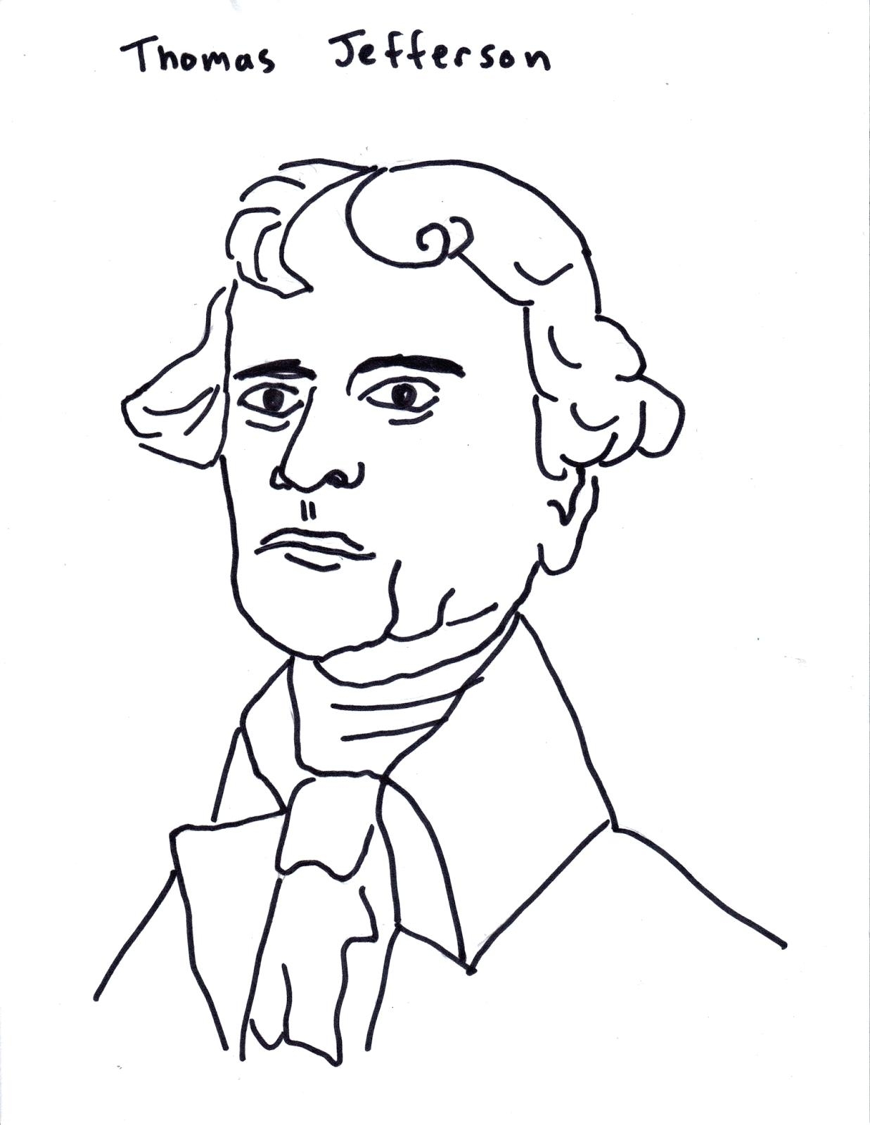 Thomas Jefferson Coloring Page at GetColorings.com | Free printable ...