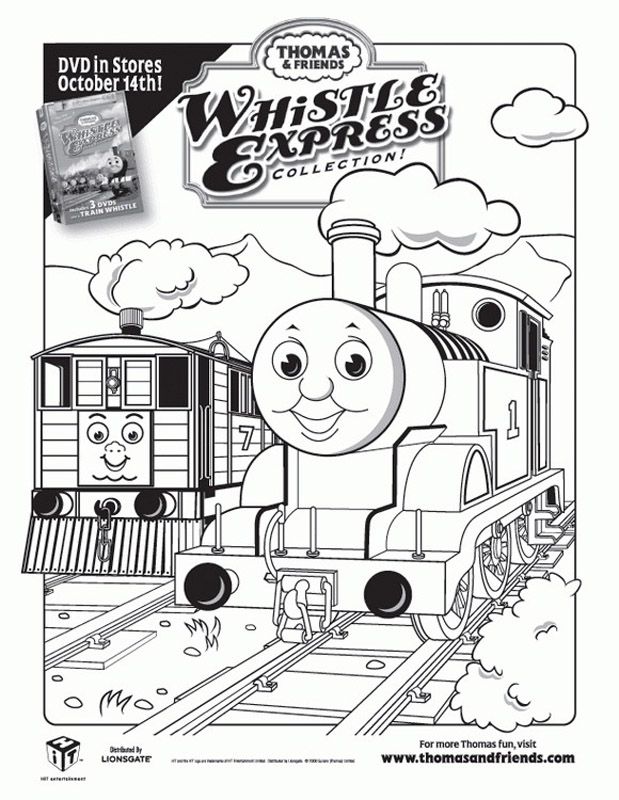 Thomas The Train And Friends Coloring Pages