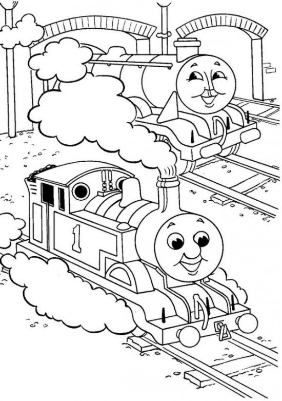 550x781 Thomas The Train Coloring Pages Picture 10 Projects To Try