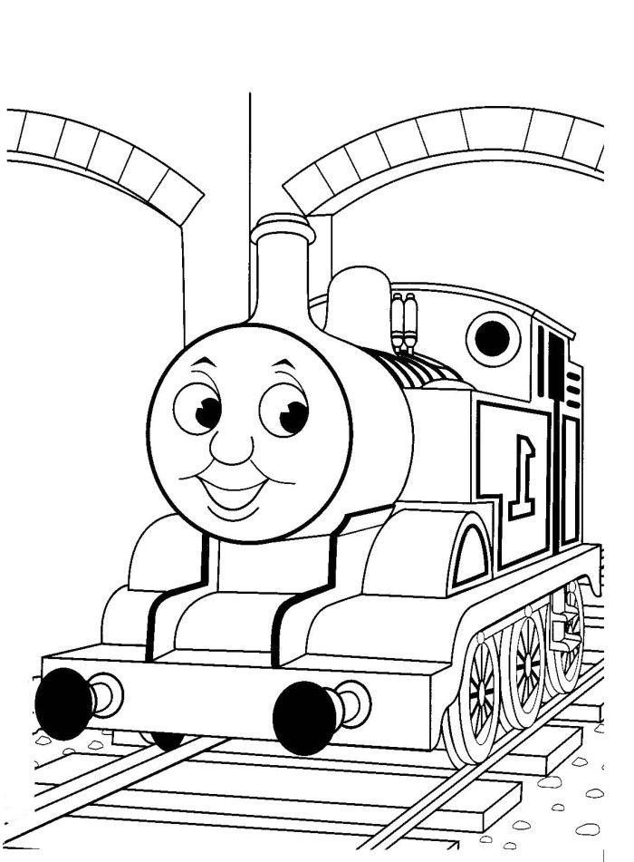 700x951 Thomas The Train Tunnels Coloring Pages