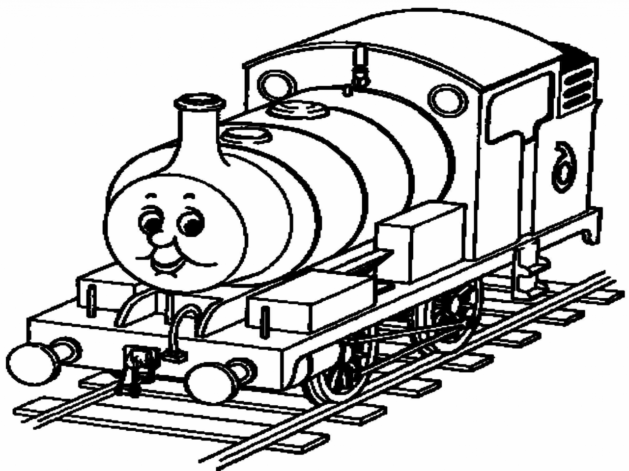 Thomas The Train Christmas Coloring Pages at GetColorings.com | Free ...