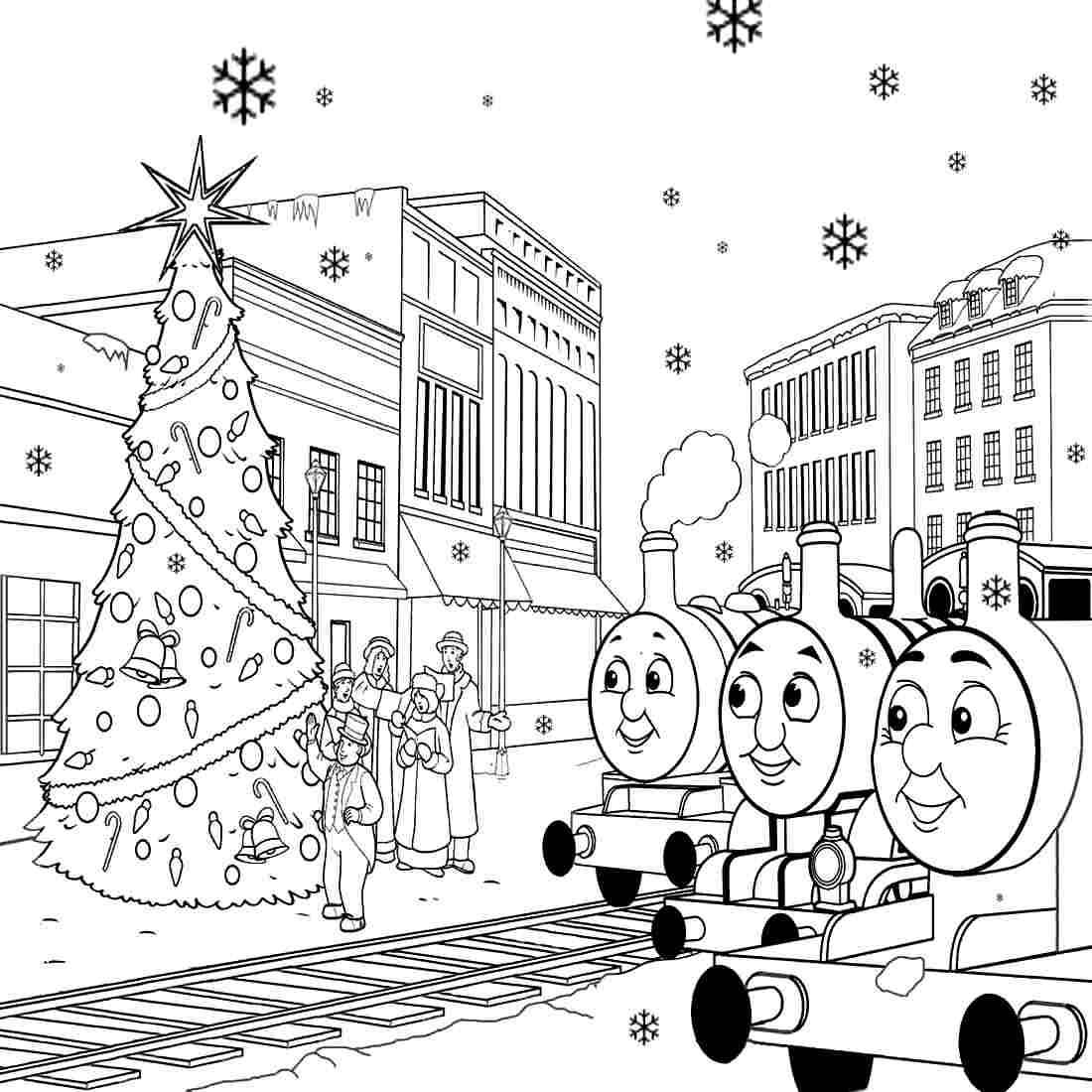 Thomas The Train Coloring Pages 1100x1100 Thomas The Train Coloring Pages