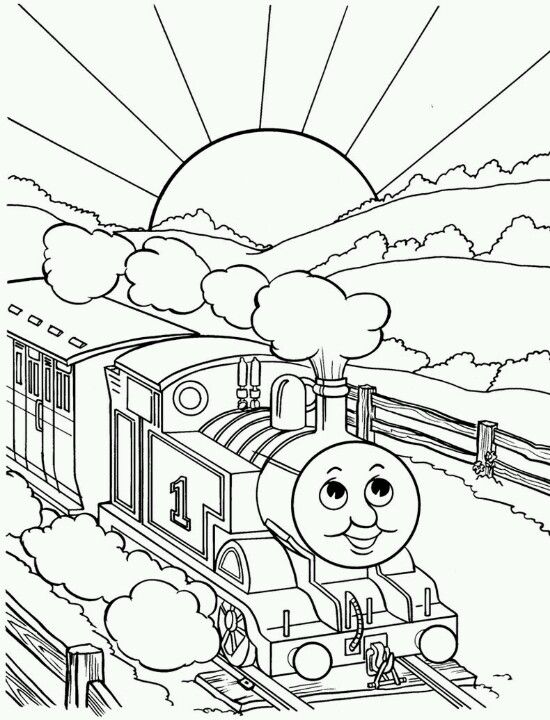 Thomas The Train Coloring Page Coloring Pages 550x720 Thomas The Train Coloring Page Coloring Pages