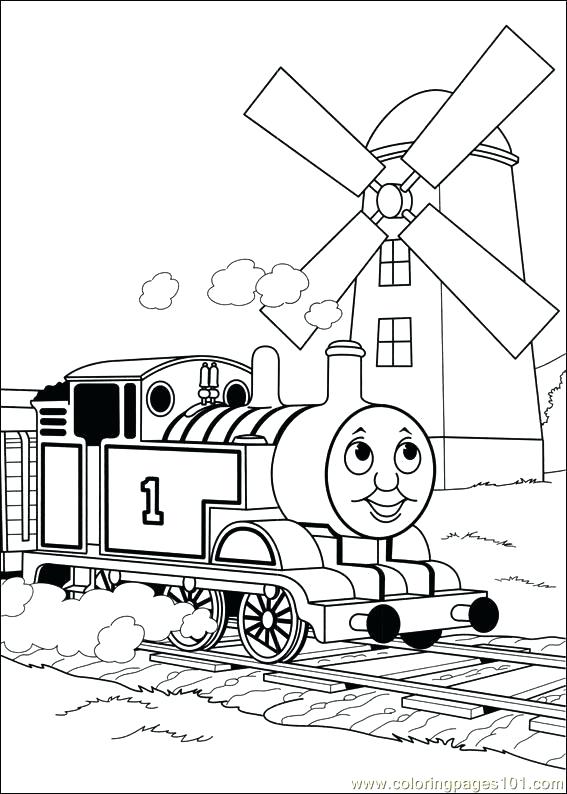 Thomas The Train Coloring Pages Pdf
