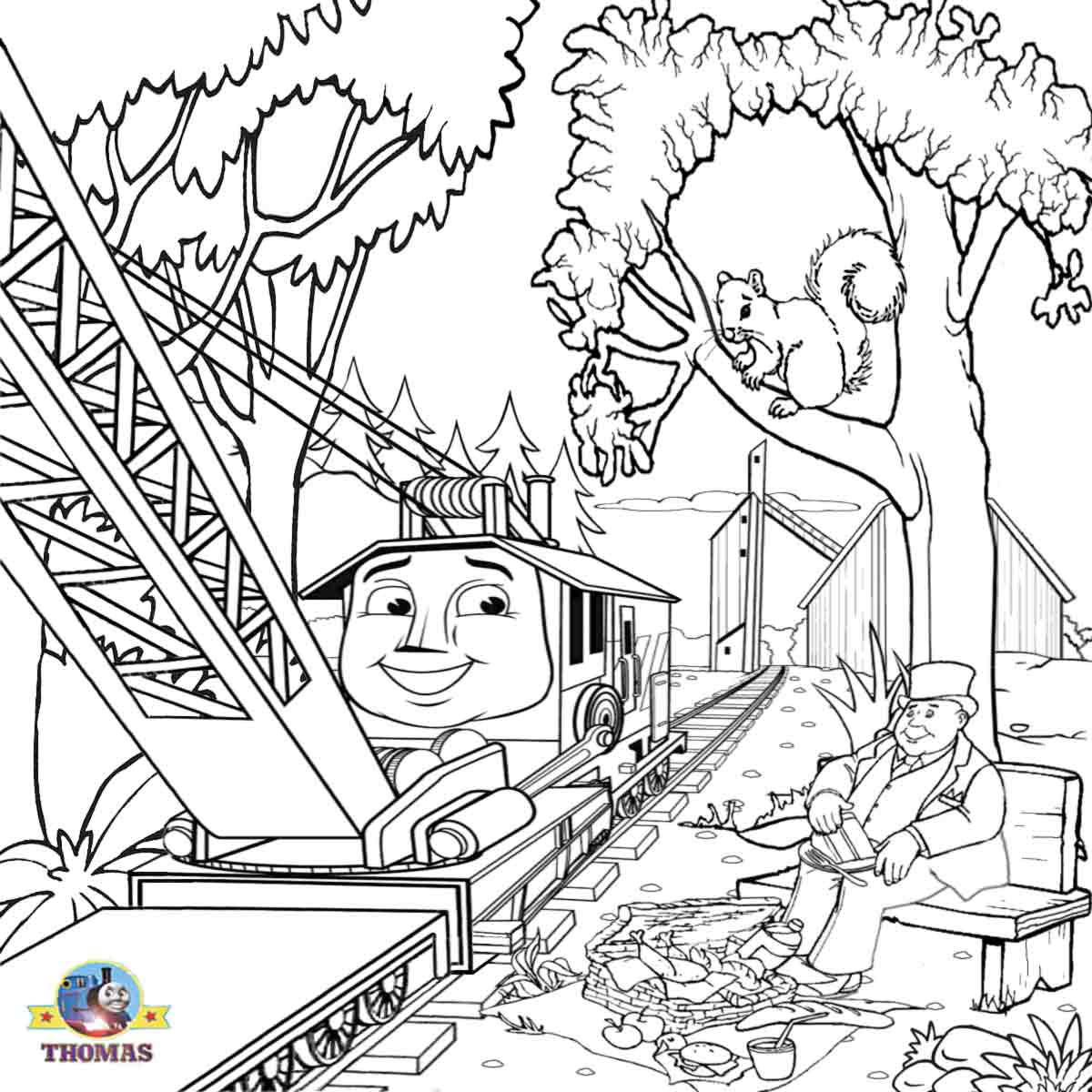 Thomas The Train Coloring Pages To Print