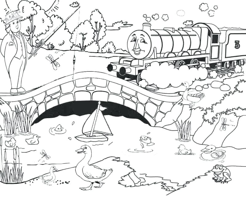 800x640 Thomas Train Coloring Pages Download The Train Coloring Pages
