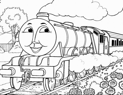 Thomas The Train Halloween Coloring Pages at GetColorings.com | Free ...