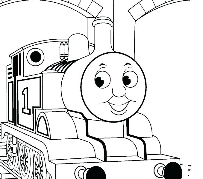 678x600 Thomas The Tank Coloring Pages The Train Printable Coloring Pages