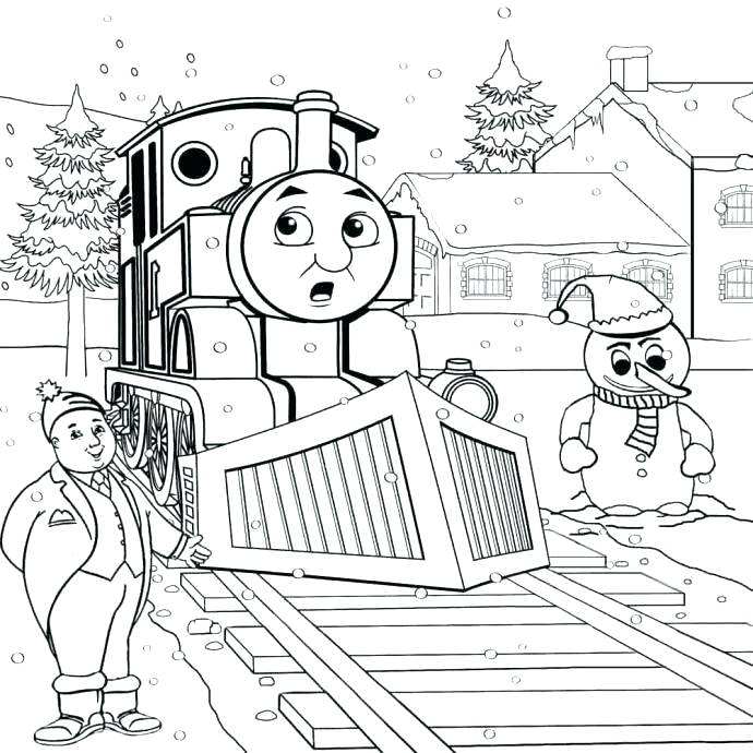 690x690 Train Pictures To Print With The Train Coloring Pages Download
