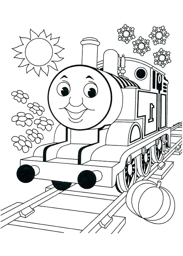 600x840 Train Printable Coloring Pages Color Train Book As Well As Train