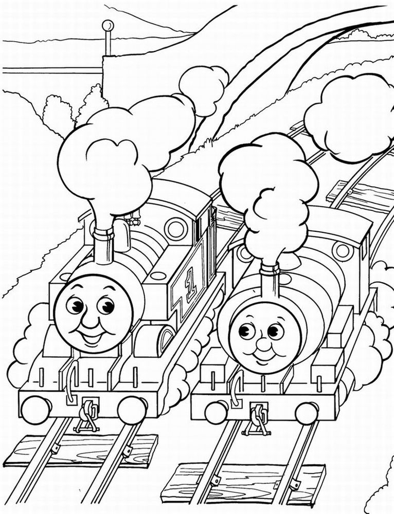 766x1000 Printable Thomas The Train Coloring Pages Free, Birthdays