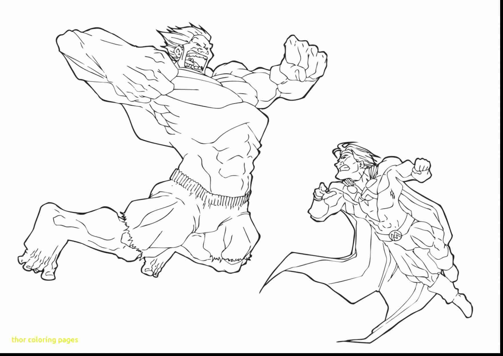 1760x1247 Thor Coloring Page Olegratiy