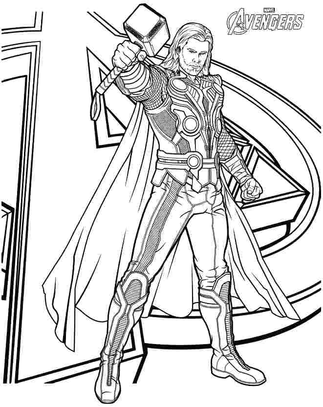 661x834 Thor Coloring Page Printable Coloring Pages Lego Thor Colouring