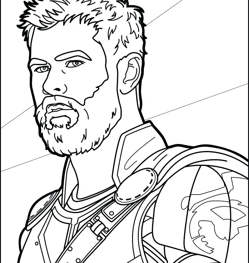 820x864 Thor Coloring Pages Coloring Pages Avengers Coloring Page Pages
