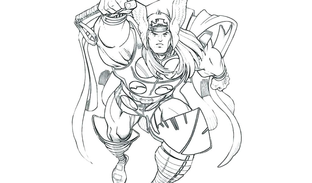 1024x600 Thor Coloring Page Coloring Page Movie Coloring Pages Printable