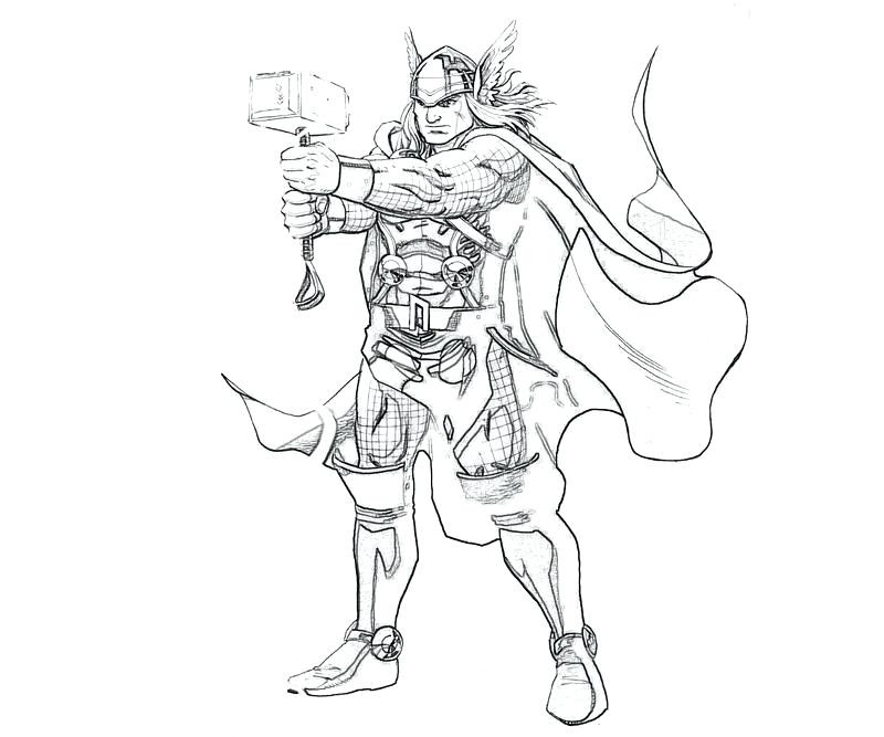 800x667 Thor Hammer Coloring Page Beautiful To Color Coloring Sketch Is