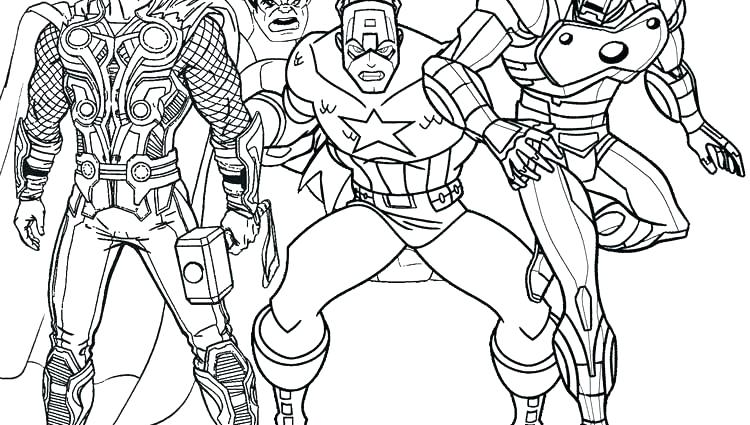 750x425 Coloring Pages Thor Avengers Coloring Page Female Superhero