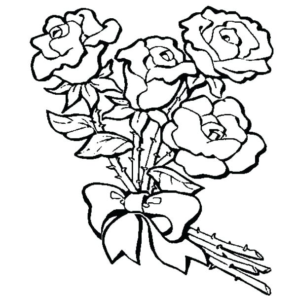 600x600 Roses And Hearts Coloring Pages Coloring Page Rose Hearts Roses