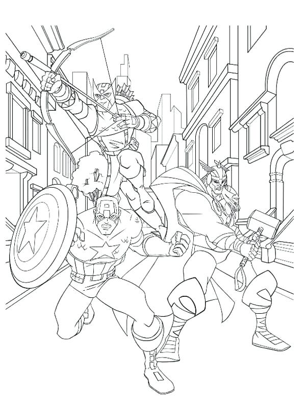 600x794 Coloring Pages Thor And Coloring Page By On Marvel Pages
