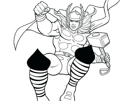 440x330 Thors Hammer Coloring Page Pages
