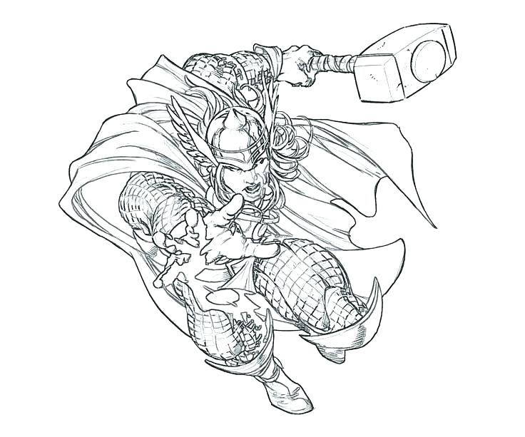 736x613 Hammer Coloring Page Thor Hammer Colouring Page