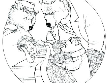 440x330 Goldilocks Coloring Page Coloring Pages Coloring Page And
