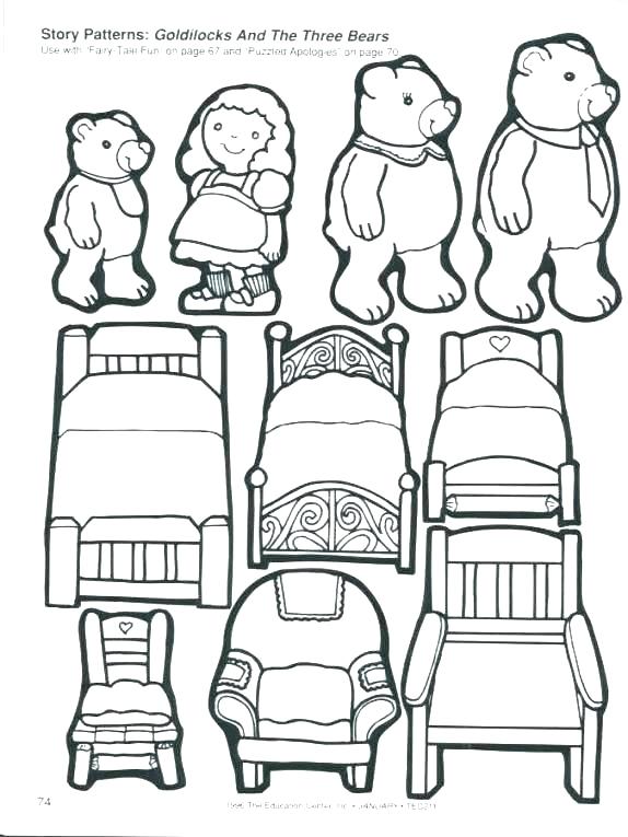 574x765 Goldilocks Coloring Page Coloring Pages Royalty Free Illustration