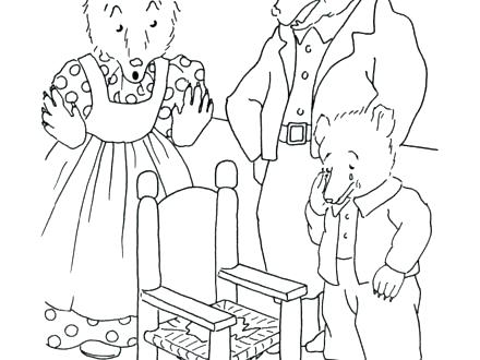 440x330 Bears Coloring Pages Coloring Pages And The Three Bears Coloring