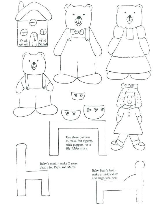 Goldilocks Coloring Pages Free Printable Coloring Pages Three 540x724 Goldilocks Coloring Pages Free Printable Coloring Pages Three