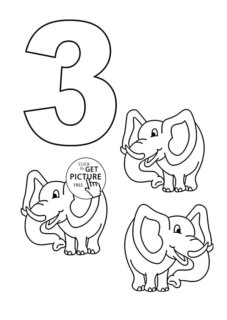 Number 3 Coloring Page Number Three Coloring Book Adding Three 736x1034 Number 3 Coloring Page Number Three Coloring Book Adding Three