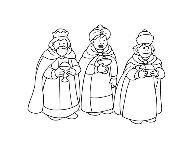 Three Kings Day Celebration Coloring Pages 620x480 Three Kings Day Celebration Coloring Pages