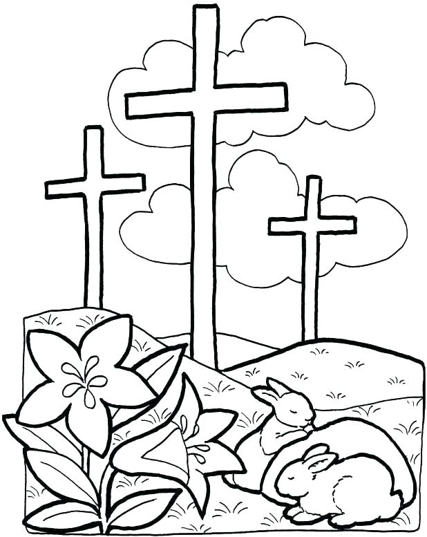 618x777 Cross Coloring Pictures On The Cross Coloring Pages Cross Coloring