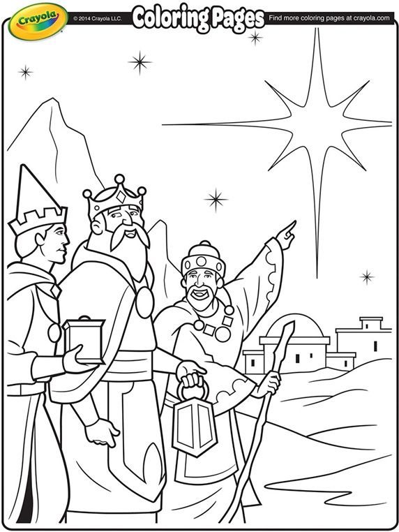 Christmas Coloring Page We Three Kings. Fun For The Kids To Color 572x762 Christmas Coloring Page We Three Kings. Fun For The Kids To Color