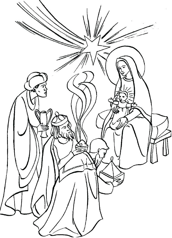 Wise Men Coloring Pages Wise Man Coloring Page Biblical Magi Three 701x965 Wise Men Coloring Pages Wise Man Coloring Page Biblical Magi Three