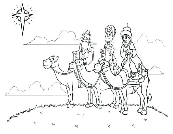 Three Kings Coloring Pages at GetColorings.com | Free printable ...