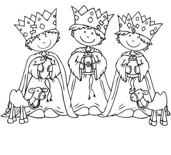 Three Kings Day Coloring Pages