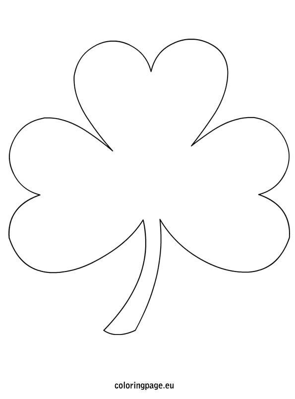 3 Leaf Clover Coloring Page Obrazki,clipy Leaf 595x804 3 Leaf Clover Coloring Page Obrazki,clipy Leaf