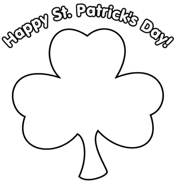 Shamrock Coloring Page Amusing Shamrock Template Coloring Page 598x629 Shamrock Coloring Page Amusing Shamrock Template Coloring Page