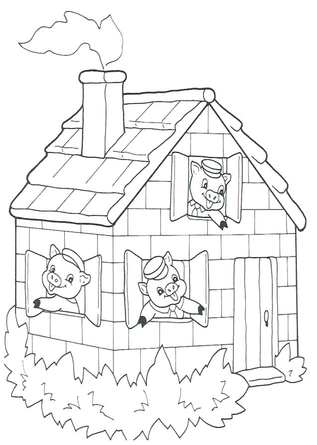 Three Little Pigs Coloring Pages 3 Little Pigs Coloring Pages 637x892 Three Little Pigs Coloring Pages 3 Little Pigs Coloring Pages