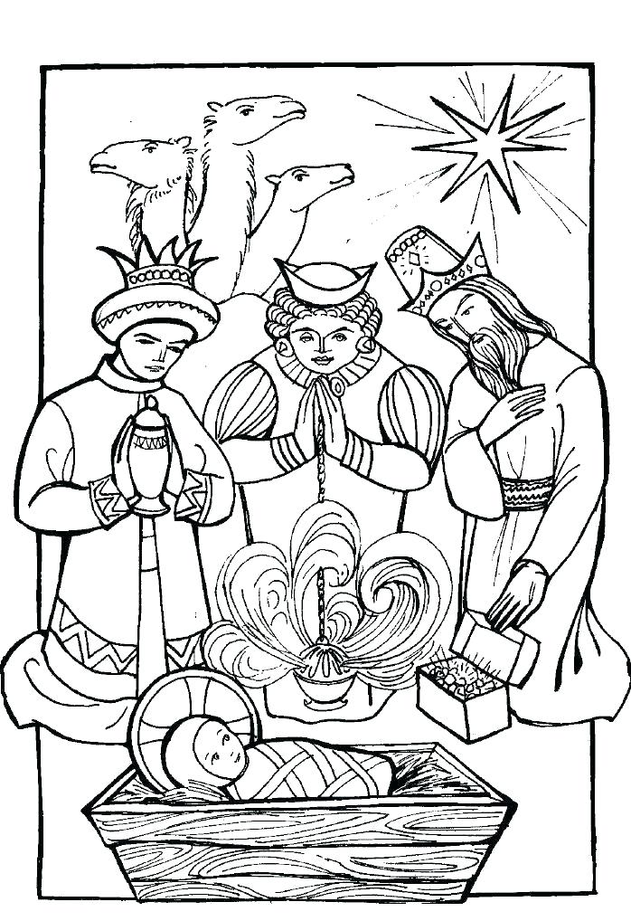 Three Wise Men Coloring Pages Vanda 698x1018 Three Wise Men Coloring Pages Vanda
