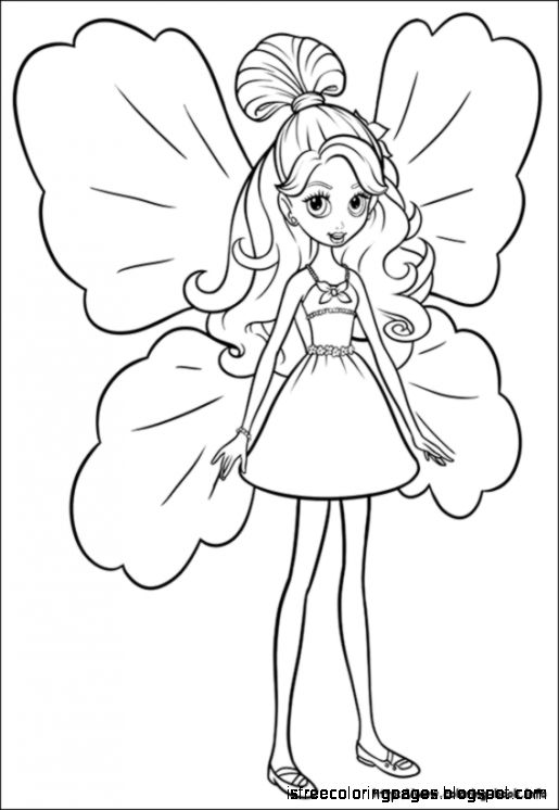 Barbie Thumbelina Coloring Pages Free Coloring Pages 515x746 Barbie Thumbelina Coloring Pages Free Coloring Pages