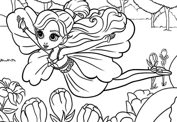 Barbie Thumbelina Flying Over Twillerbee Coloring Pages Best 600x413 Barbie Thumbelina Flying Over Twillerbee Coloring Pages Best