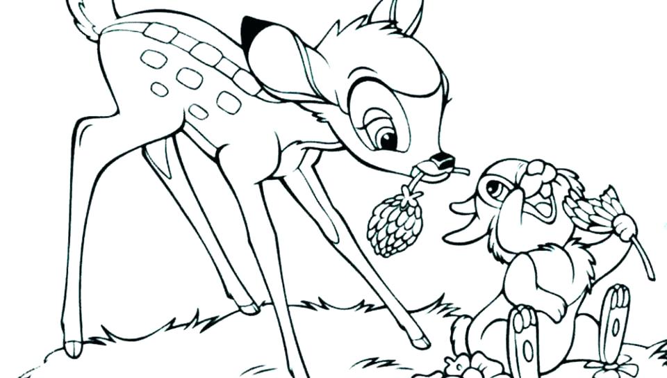 960x544 Thumper Coloring Pages Coloring Pages With Friends For Kids