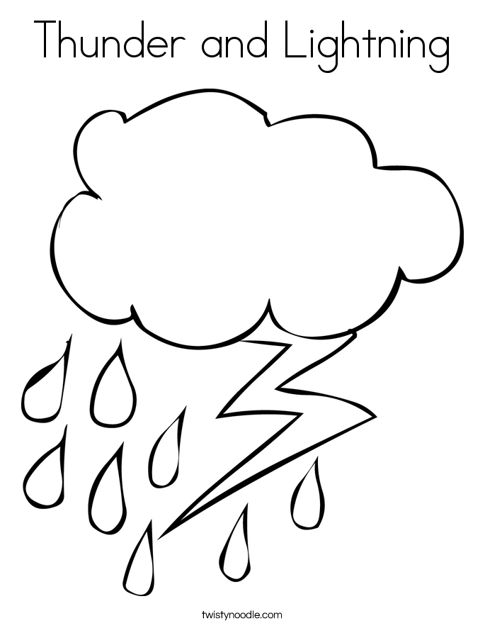 685x886 Thunder And Lightning Coloring Page
