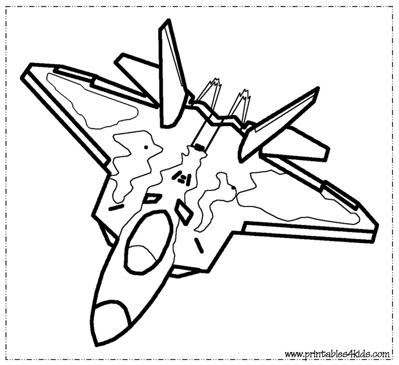 800x732 Jet Fighter Coloring Pages