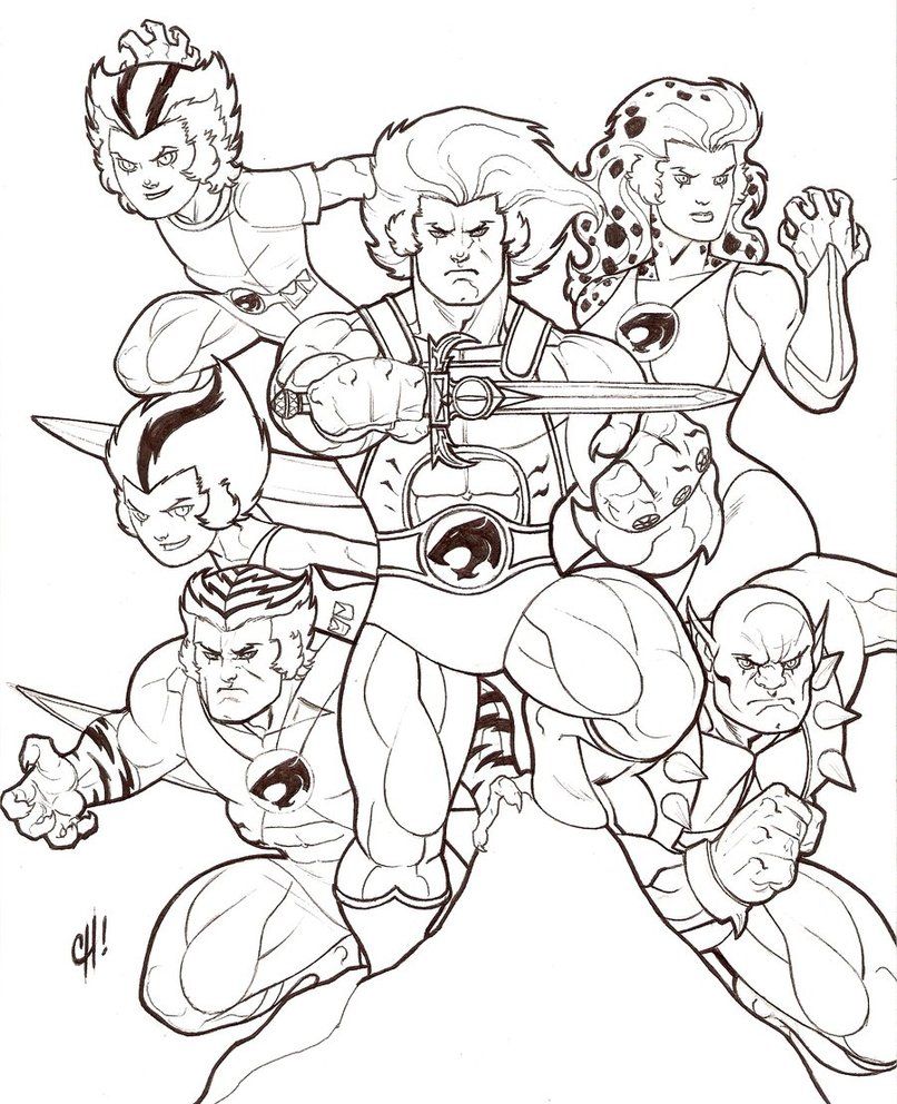806x992 Thundercats Coloring Pages 02 80s Cartoons Colouring Thundercats
