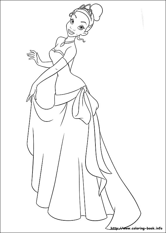 567x794 The Princess And Frog Coloring Pages On Book Info In Tiana Plans 6